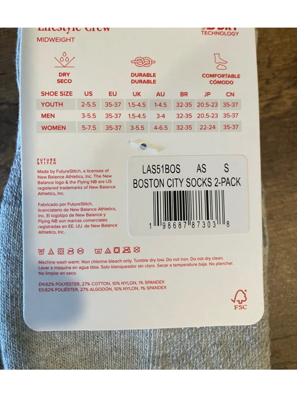 New balance socks 2x